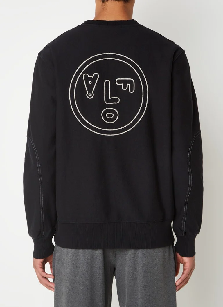 OLAF Face sweater with logo and back print