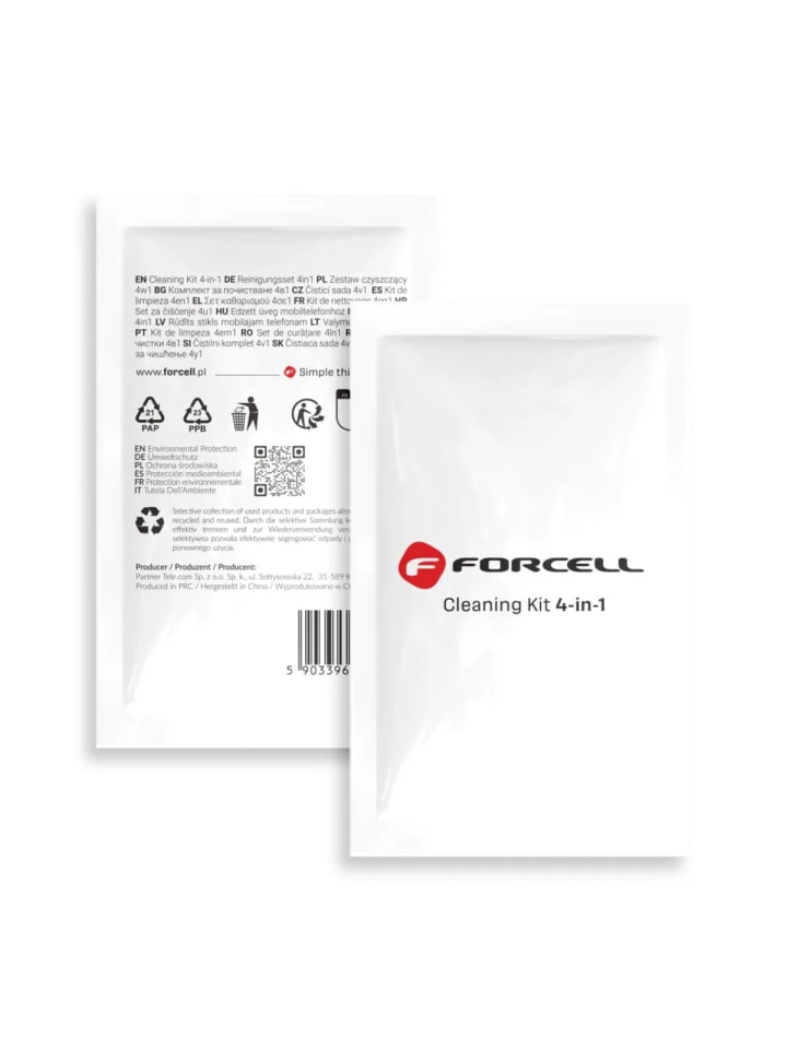 COFI 1453 Reinigungsset für LCDs 4in1 (Feucht- und Trockentuch, Rubbelkarte, in Weiß günstig kaufen onesize