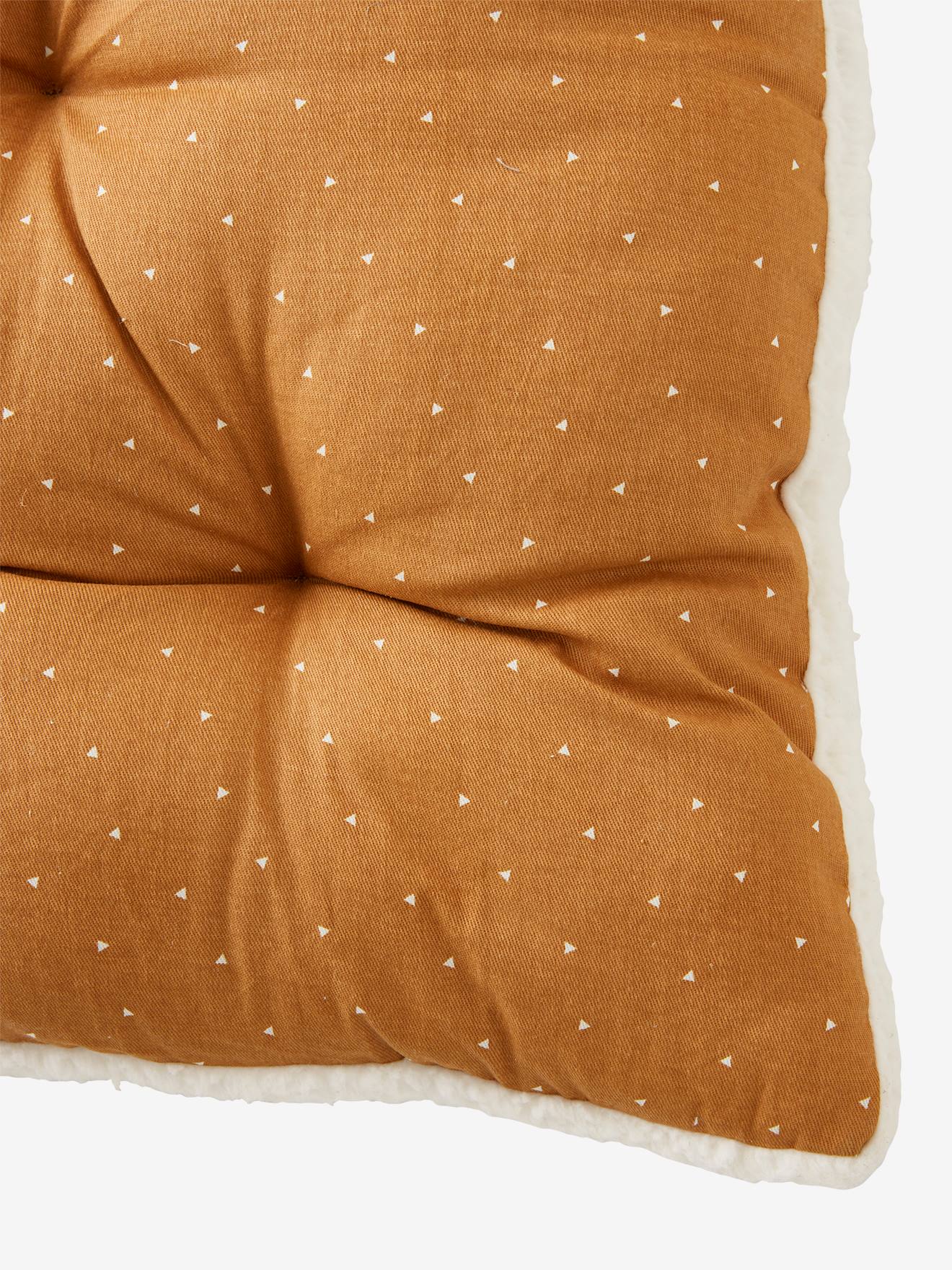 Matelas de sol bi matière PETIT NOMADE ecru / caramel