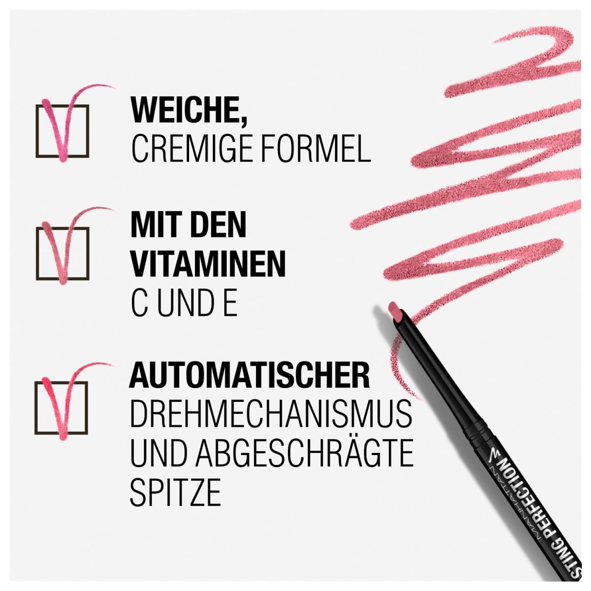 Lipliner Lasting Perfection 63 Eastend Pink, 2 g
