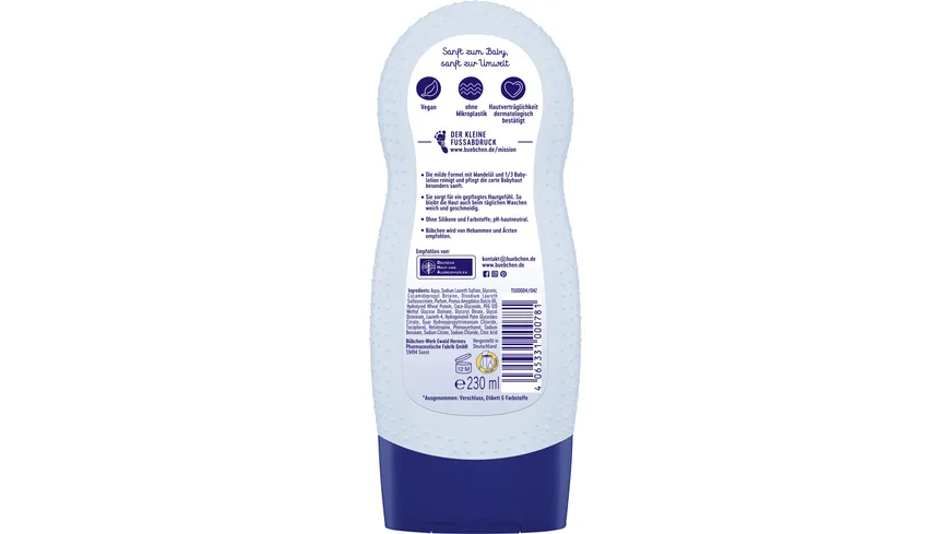 Bübchen Wasch & Duschcreme Classic Sensitiv 230 ml
