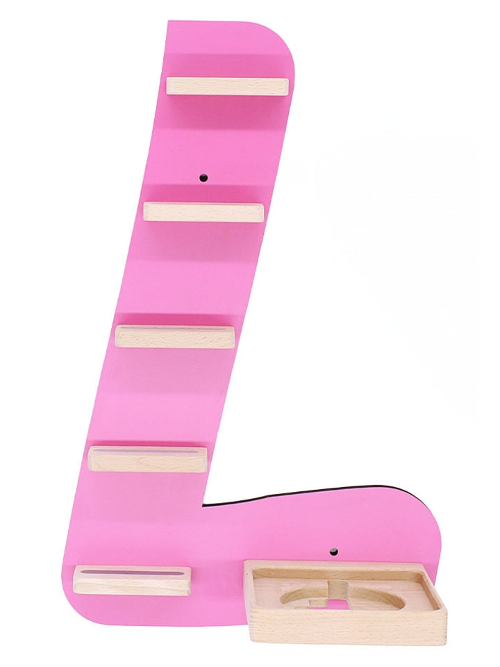 BOARTI Holz Regal Buchstabe L für Toniebox Tonies Figuren in Pink günstig kaufen onesize