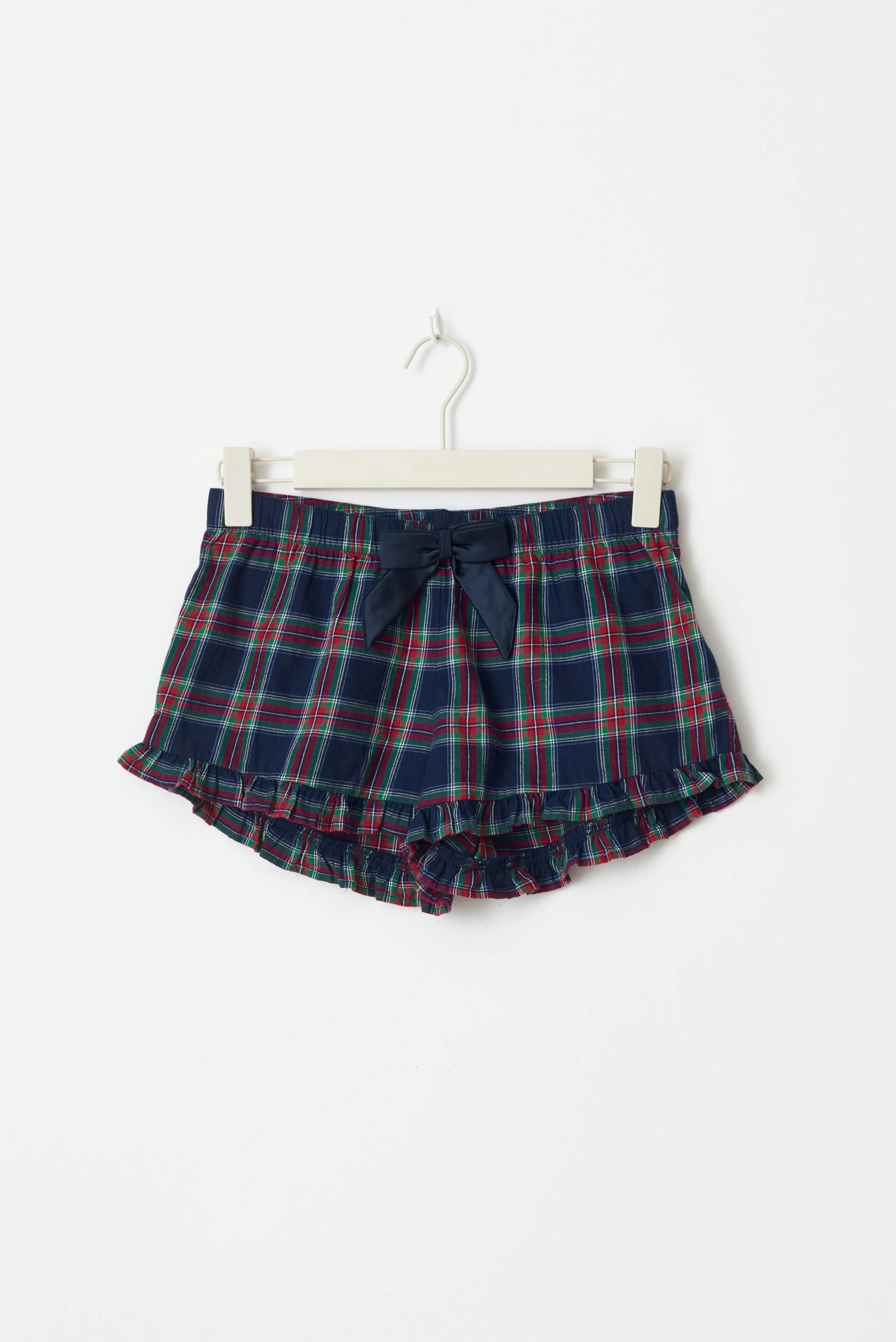 Y flannel pj shorts