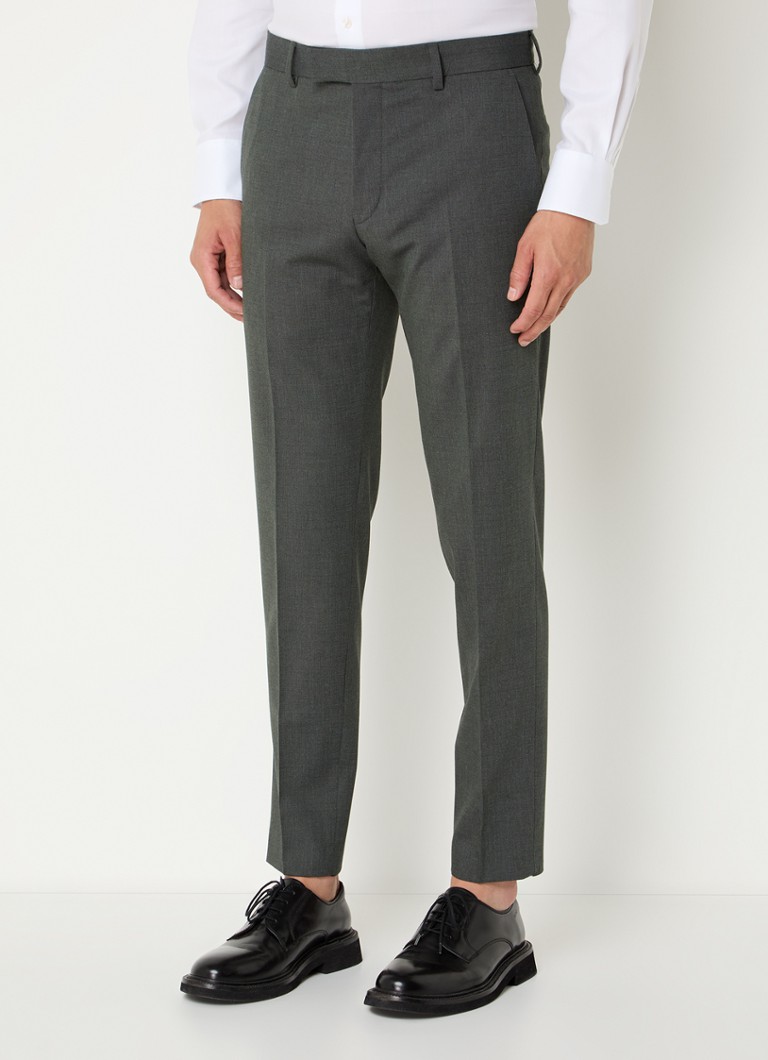 Pantaloni Strellson Melwin slim fit din amestec de lână, cu buzunare laterale.