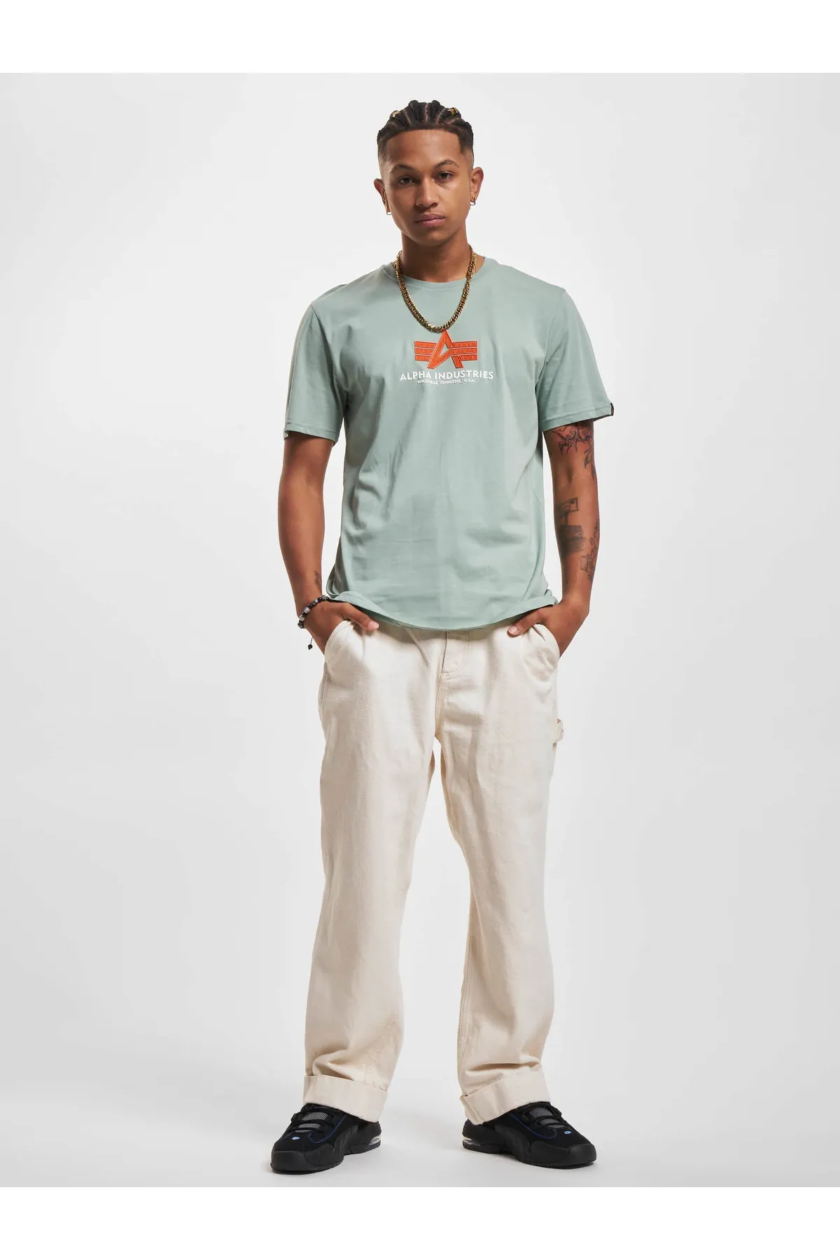 Alpha Industries  Herren Alpha Industries Basic Gummi T-Shirt