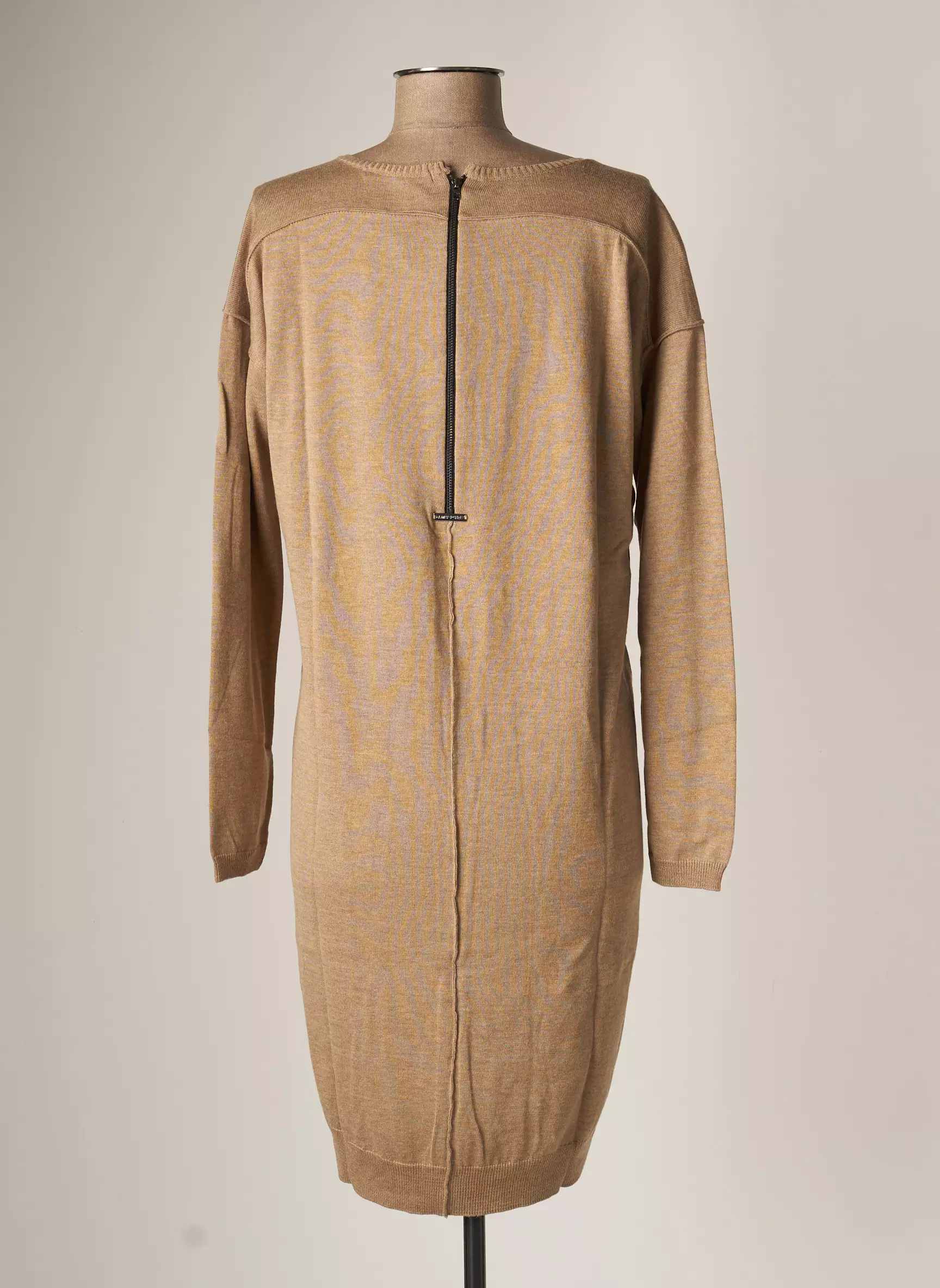 Ams Pure Robes Pulls Femme couleur beige