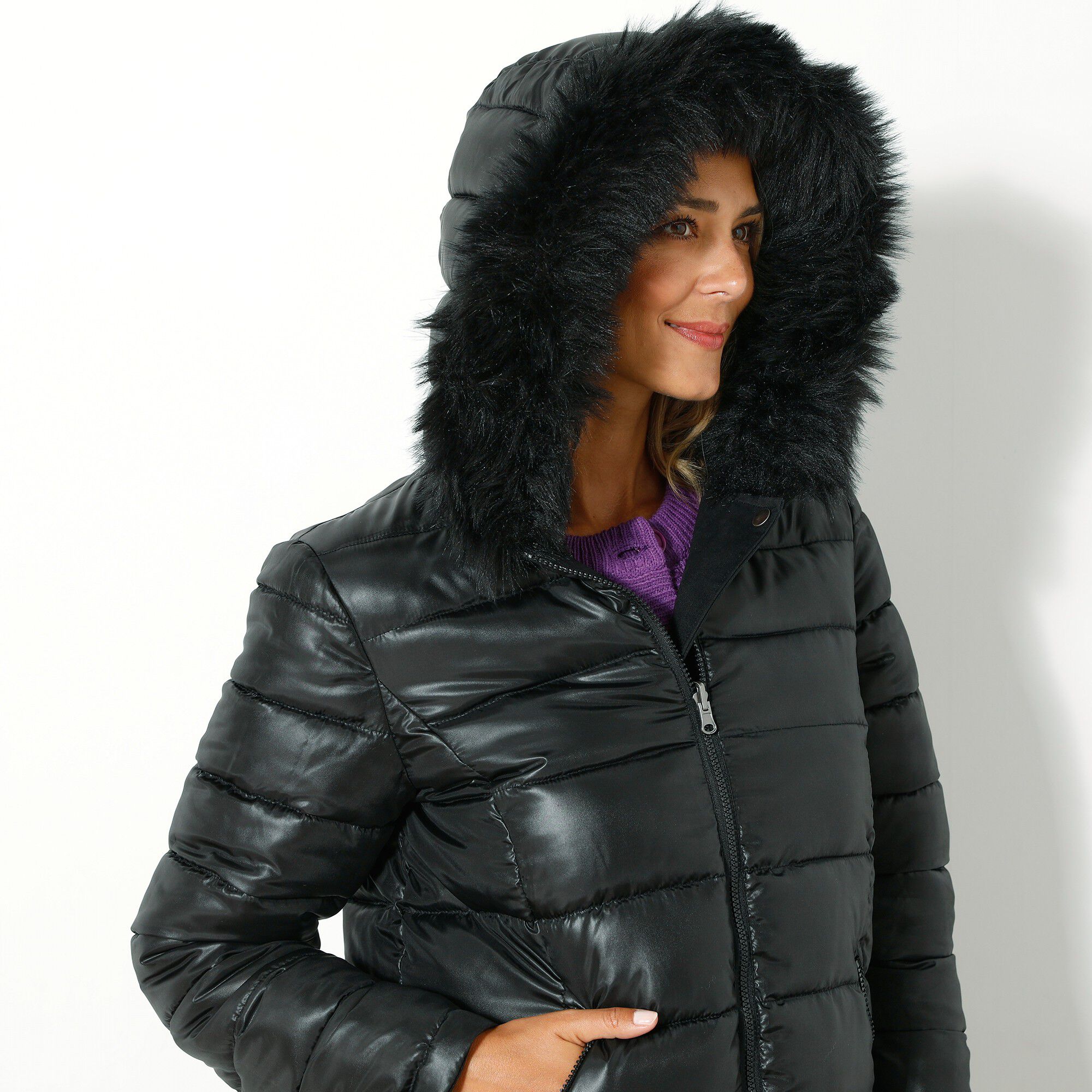 Parka réversible doudoune matelassée déperlante