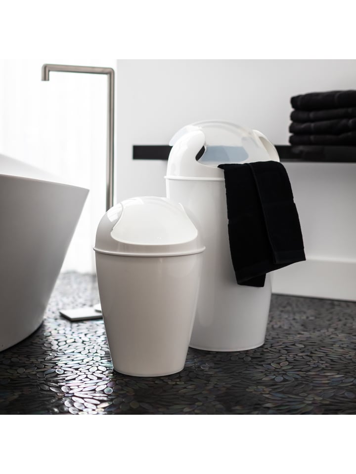 koziol DEL S - Schwingdeckeleimer 5l in recycled ash grey günstig kaufen onesize