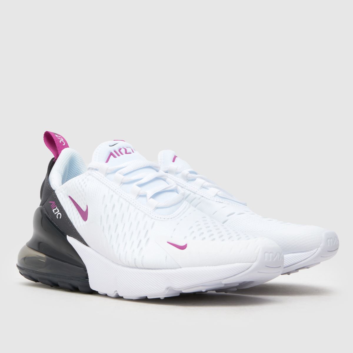 Nike vita multifärgade Air Max 270 flickor ungdomsskor