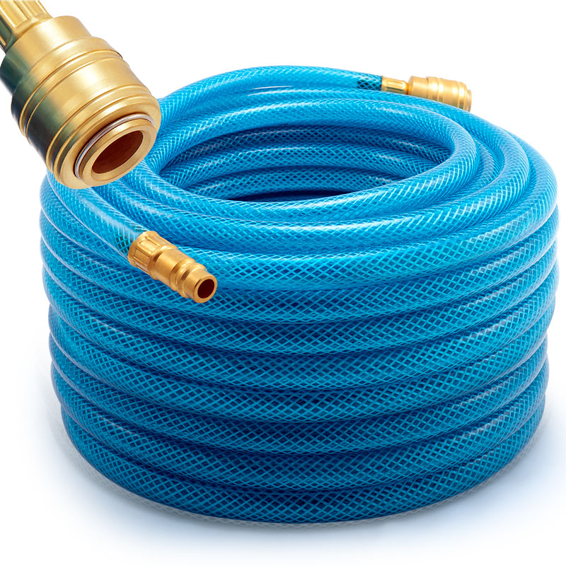 Casaria Deuba® Druckluftschlauch 20m Schnellkupplung/Stecker