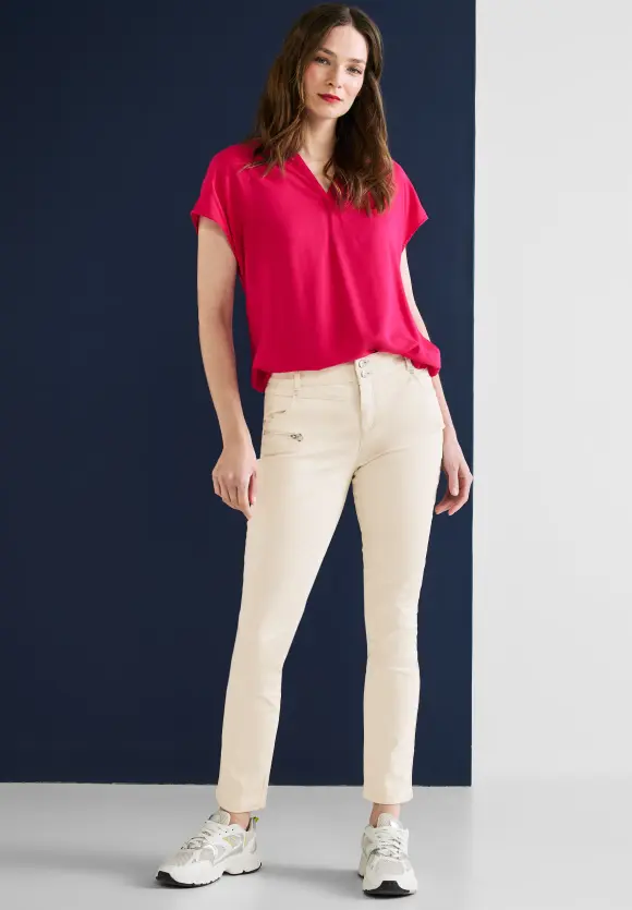 Street One Casual Fit Hose mit Zipper