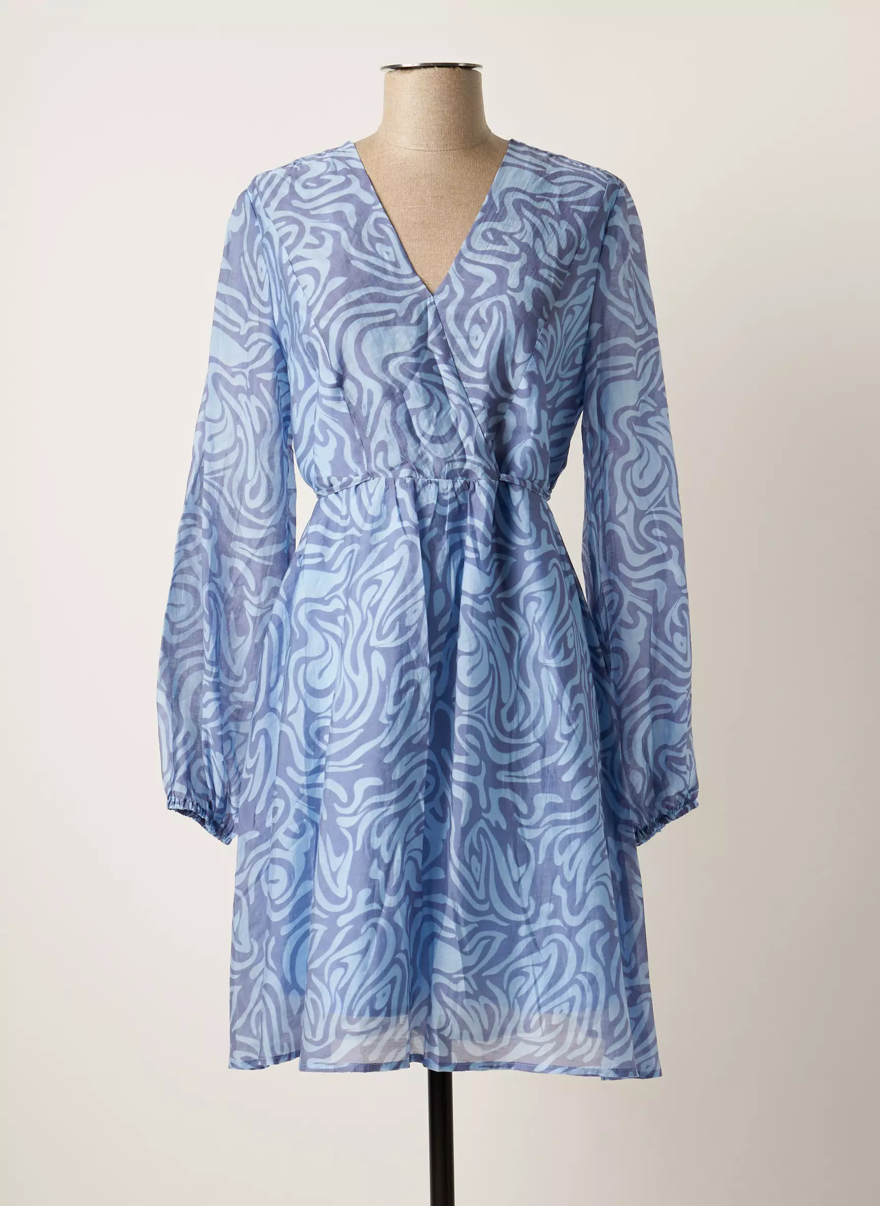 B Young Robes Mi Longues Femme couleur violet