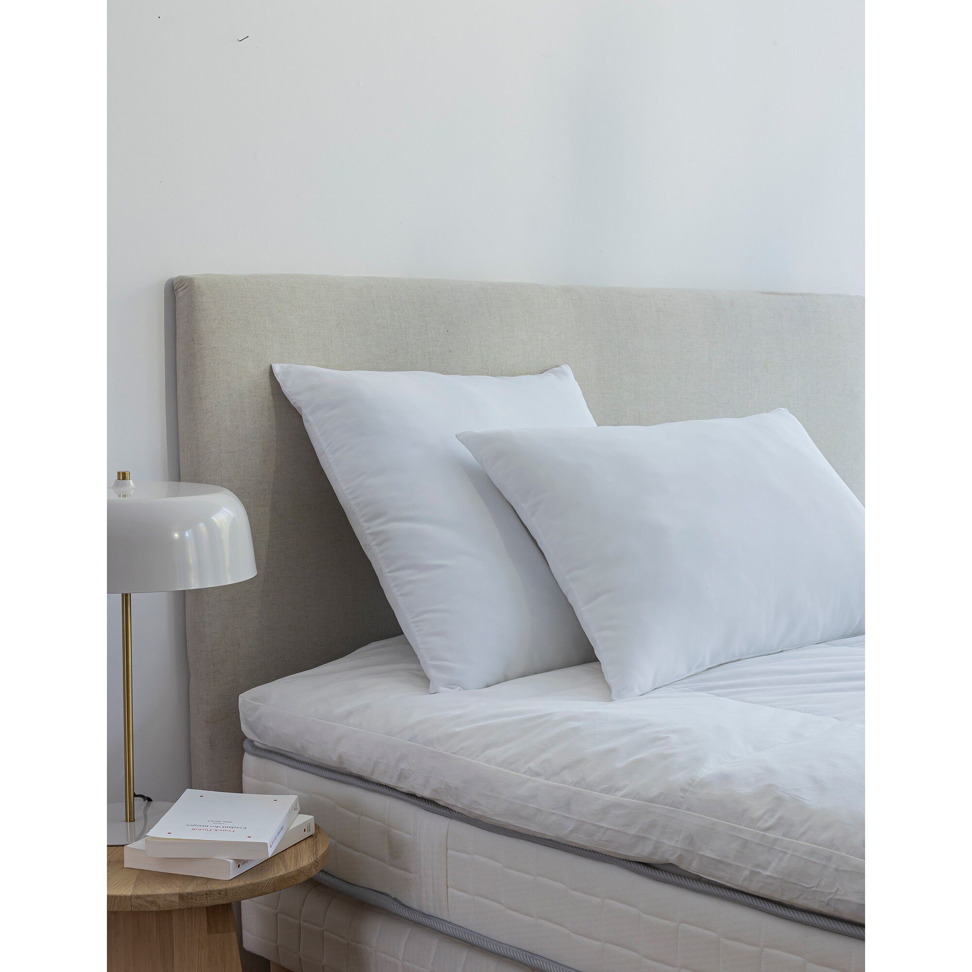 Oreiller microfibre, confort médium