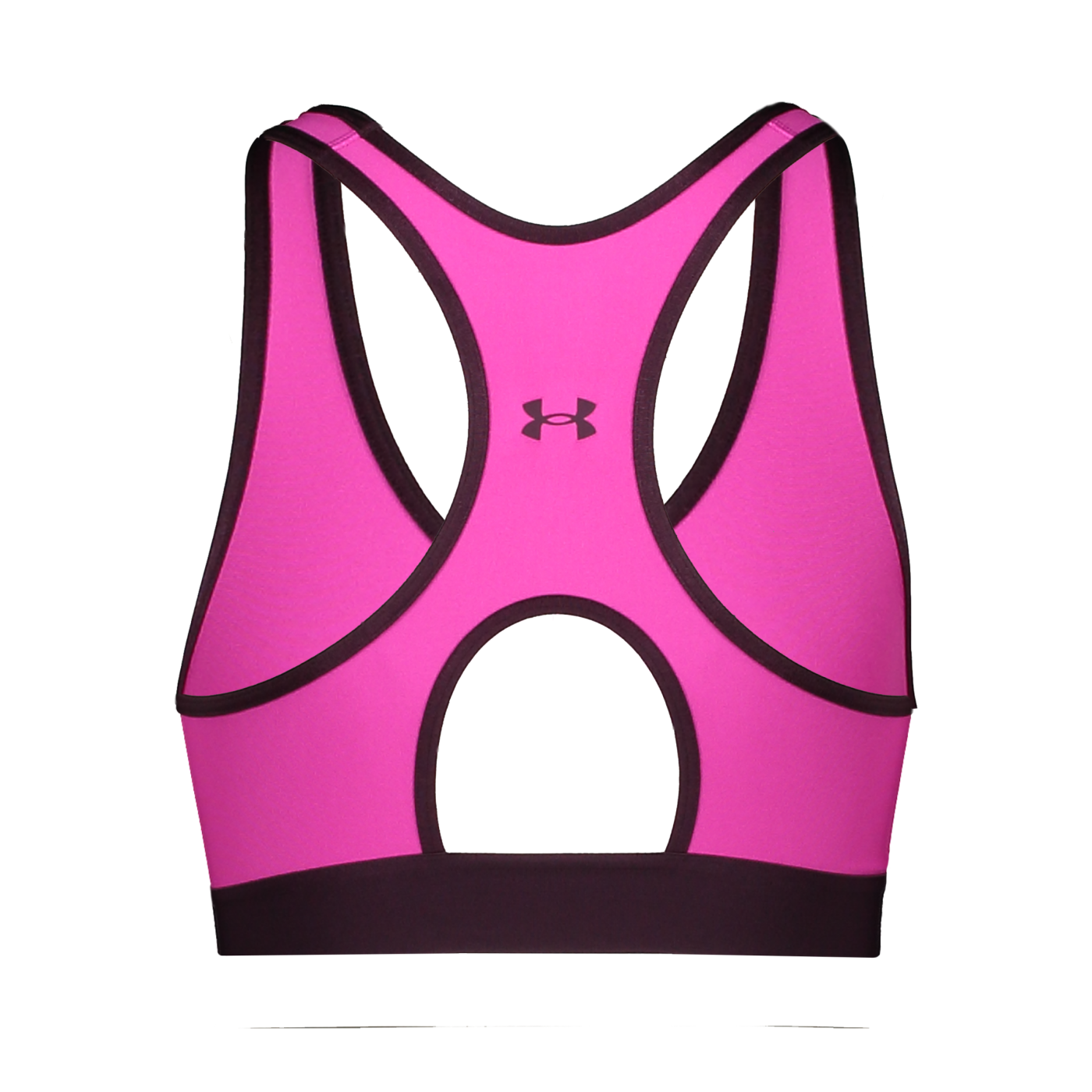 Under Armour Mid Keyhole Sport-BH Damen Pink F660