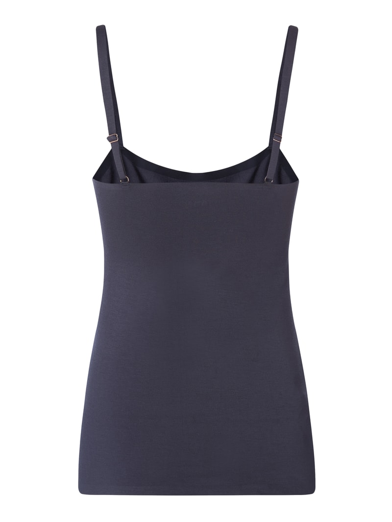 Unterhemd mit Stretch-Anteil - nahtlos in marineblau