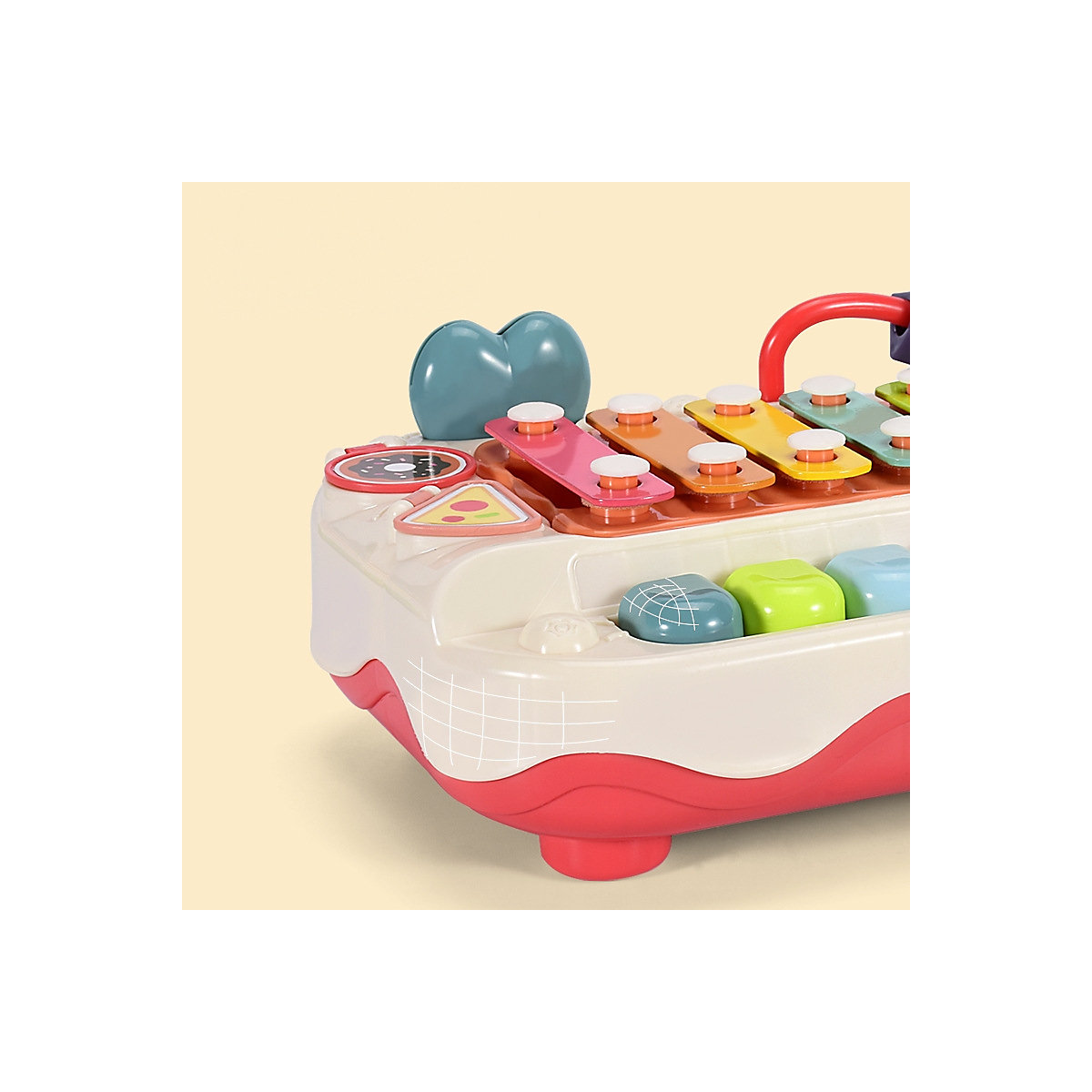 Kindermusik-Kuchenklopfklavierspielzeug Acht-Ton-Schlaginstrument, multifunktionales Happy-Percussion-Klavierspielzeug