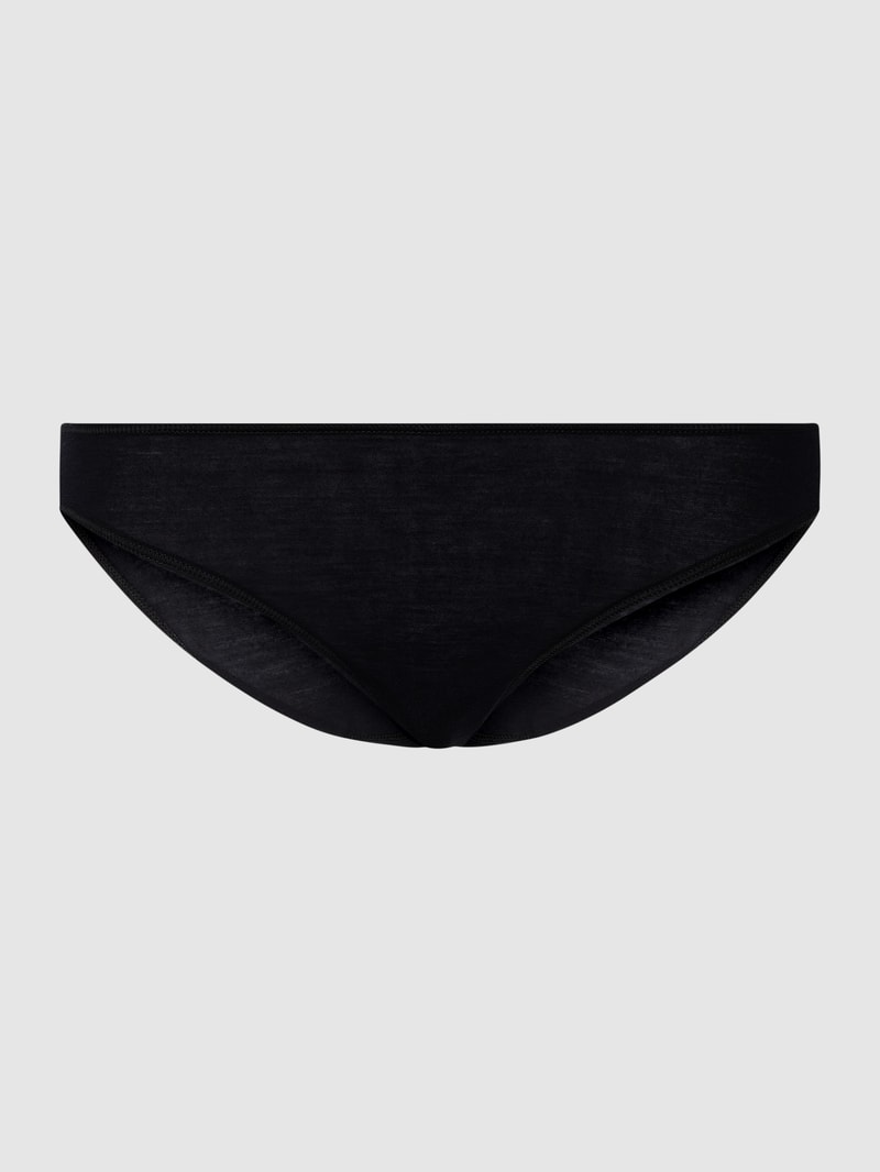 Slip aus merzerisierter Baumwolle Modell 'Ultralight' - schnell trocknend in schwarz
