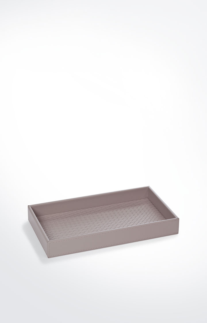 Tablett Bathline, Grau-Rosé