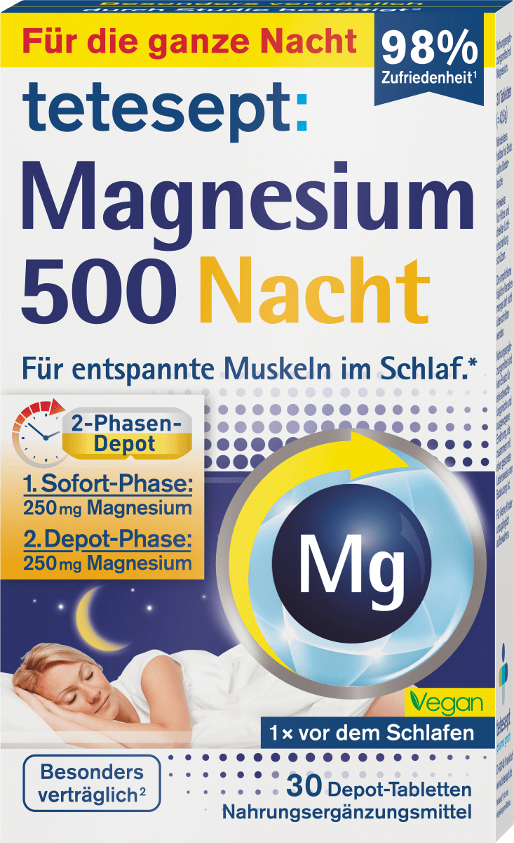Magnesium Tabletten Nacht 30 St., 42,6 g