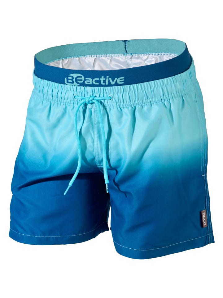 BECO the world of aquasports Badeshorts BEactive Swim Shorts in hellblau-dunkelblau günstig kaufen