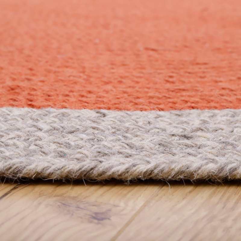 Tapis laine tressée 120cm NOLAN