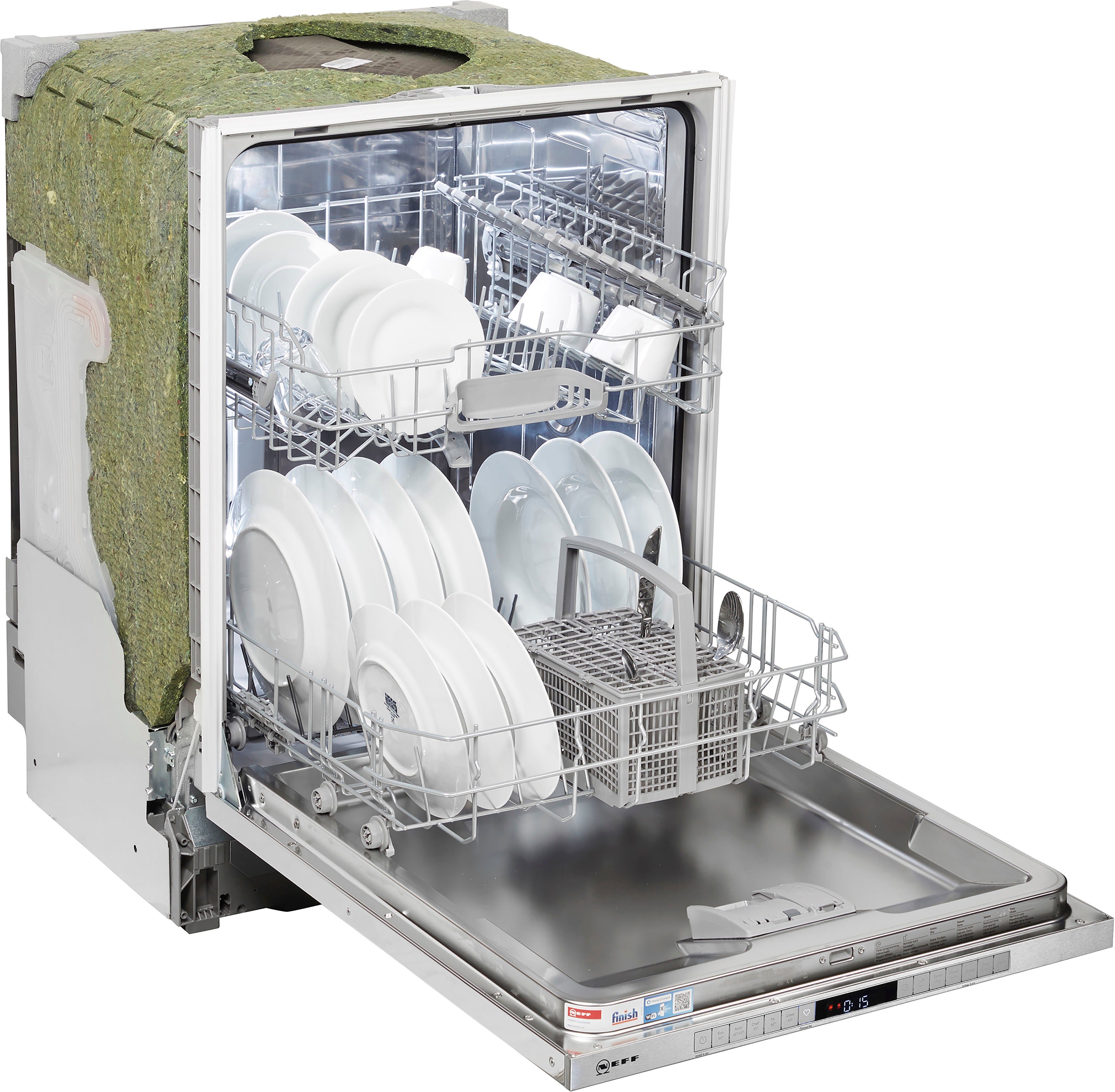 NEFF vollintegrierbarer Geschirrspüler, S255ITX04E, 12 Maßgedecke, XXL-Geschirrspüler