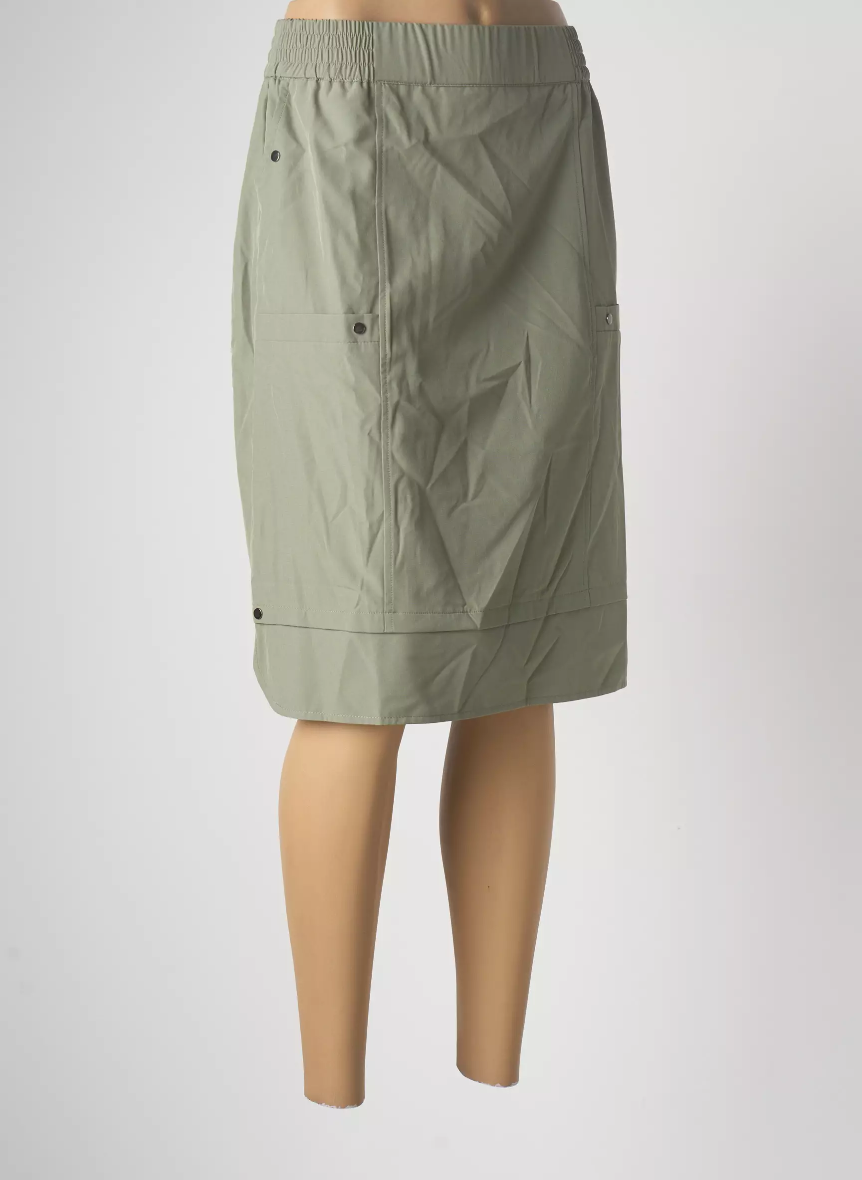 Griffon Jupes Mi Longues Femme couleur vert