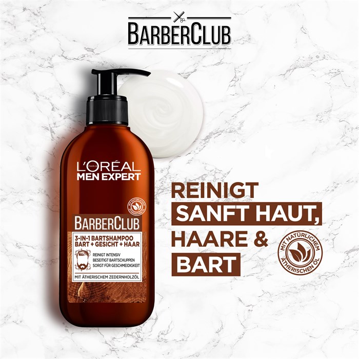 3In1 Shampoo Bart + Gesicht + Haar