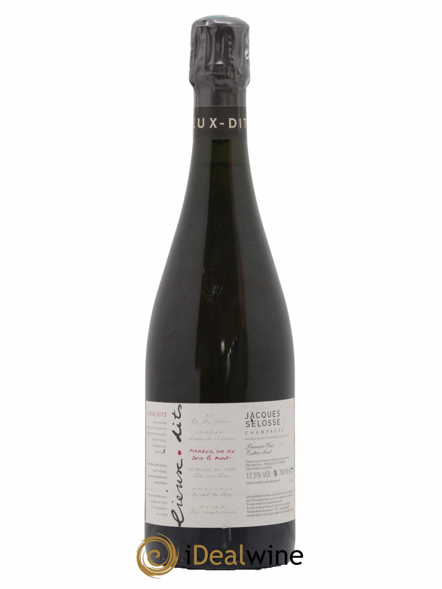 Extra Brut Mareuil sur Ay Sous le Mont Jacques Selosse   - Lot de 1 Bouteille