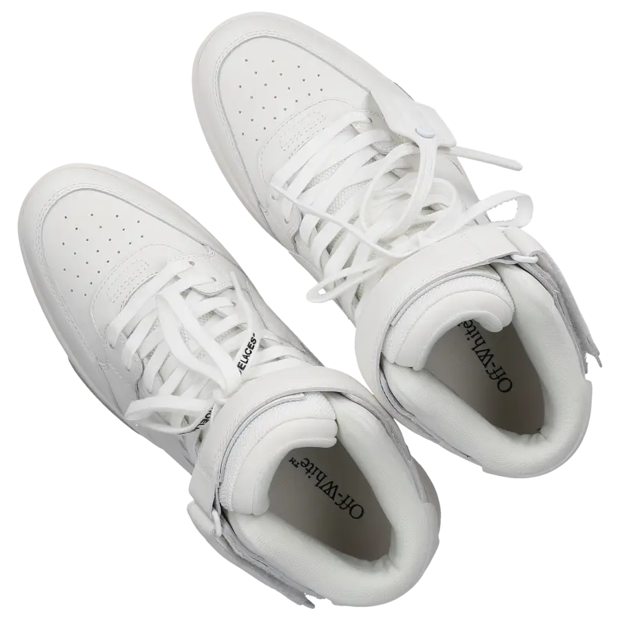 Off-White - Sneaker high OUT OF OFFICE Kalbsleder - weiß