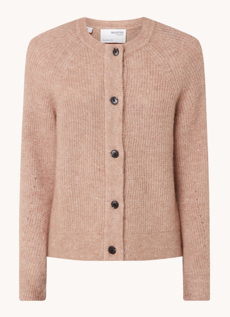 Un cardigan fin tricotat din amestec de lână, selectat de Lulu Women.