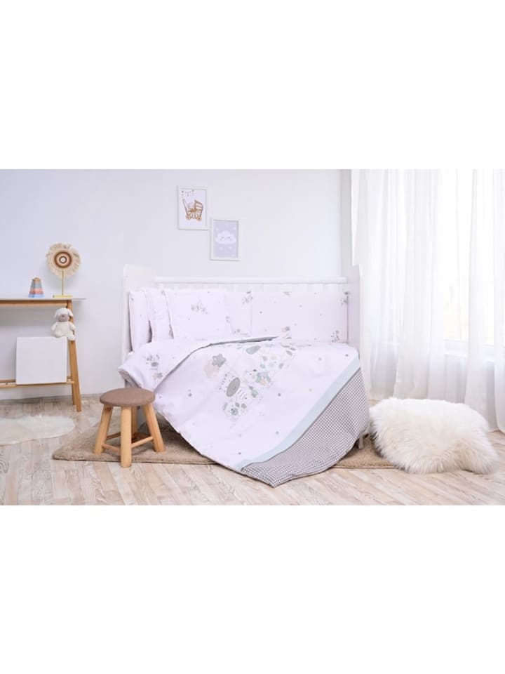 Lorelli Babybettwäsche Set Smile 6-tlg in weiß günstig kaufen onesize