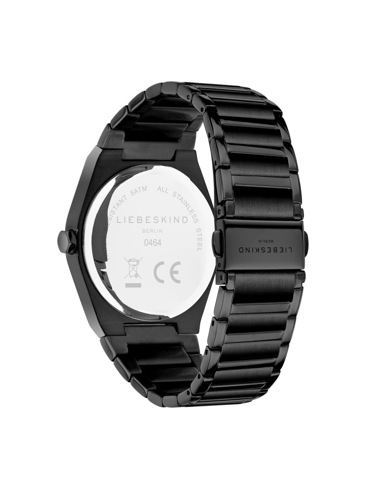 LIEBESKIND BERLIN Uhr in schwarz günstig kaufen onesize