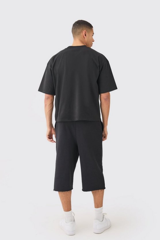 Kastiges Oversize T-Shirt & Shorts