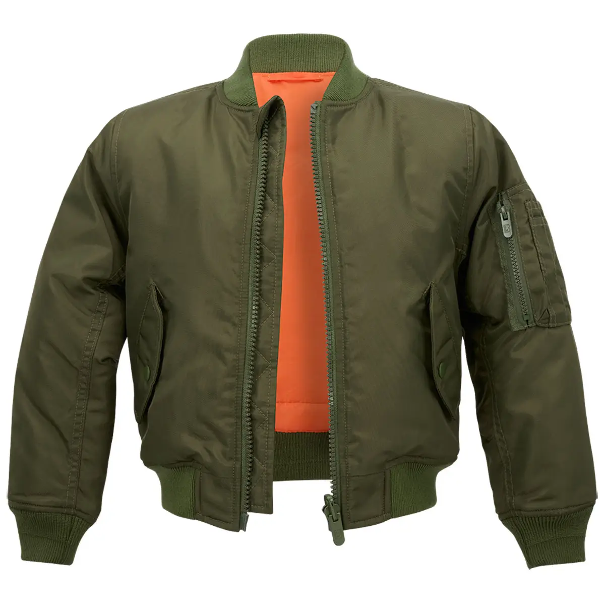 Kinder Jacke MA1 oliv