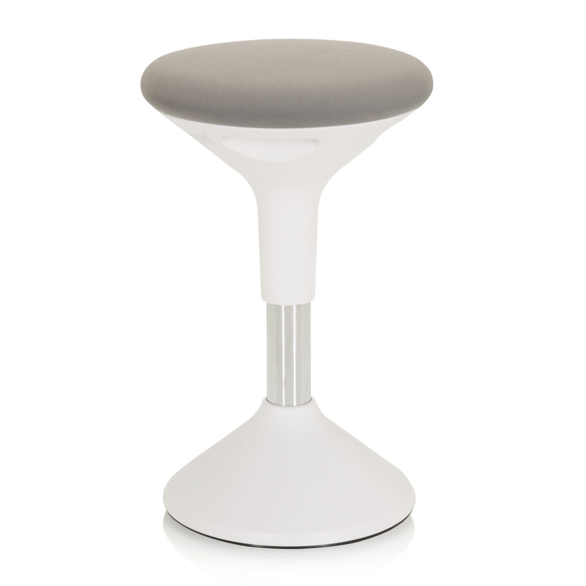 hjh OFFICE Stehhilfe Stehhilfe BALANCE SIT II W Stoff ohne Armlehnen, Hocker, Bürohocker