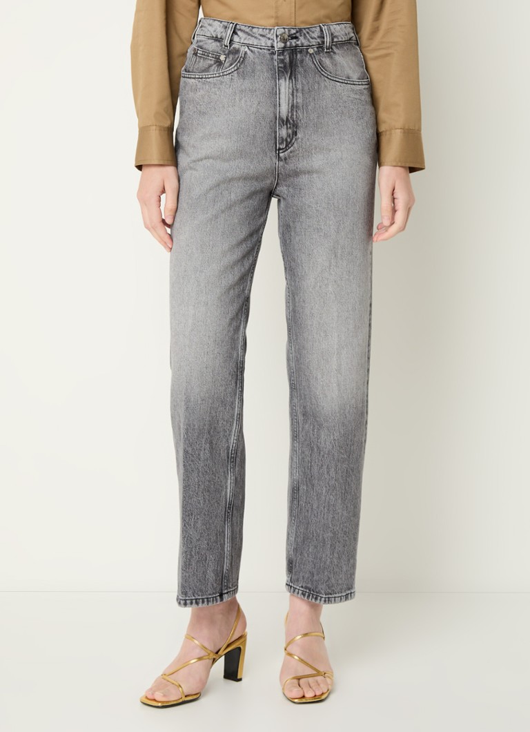 Jeans Sandro a vita alta e gamba dritta in una colorata tonalità di colore.