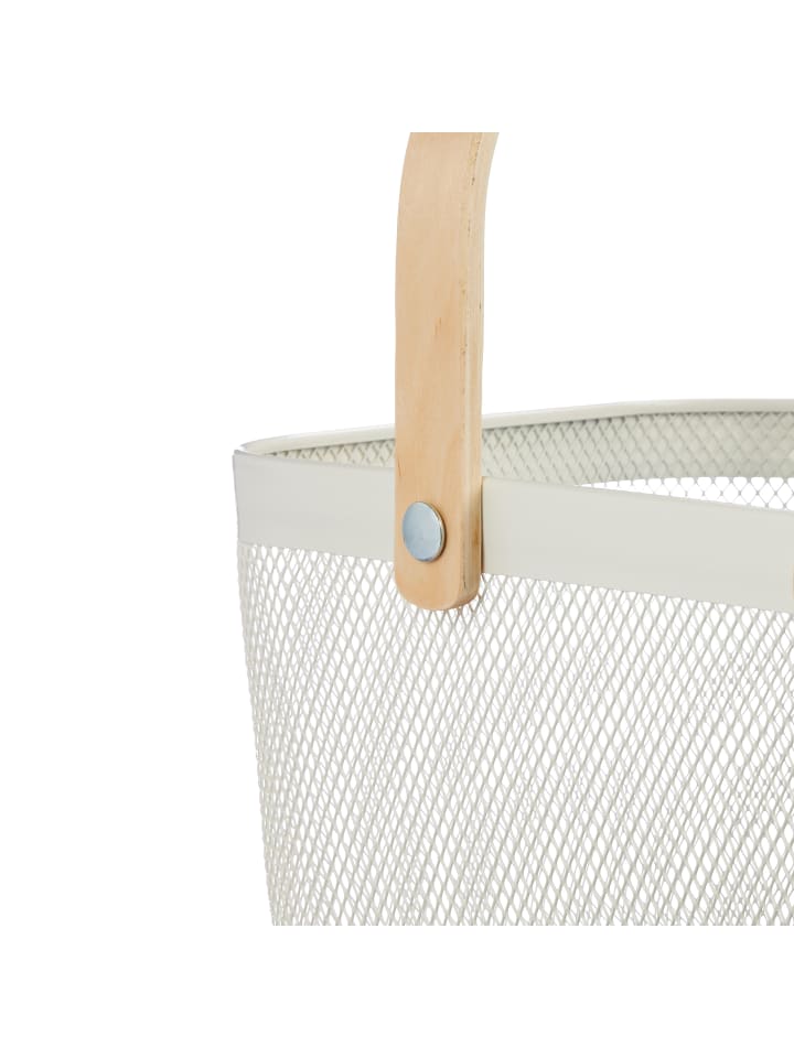 relaxdays Drahtkorb in Weiß günstig kaufen onesize