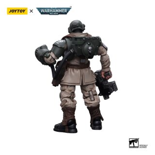 Warhammer 40k Actionfigur 1/18 Astra Militarum Cadian Command Squad Veteran Sergeant with Power Fist 12 cm