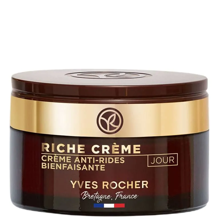 Yves Rocher Riche kremas nuo raukšlių, regeneruojantis dieninis kremas