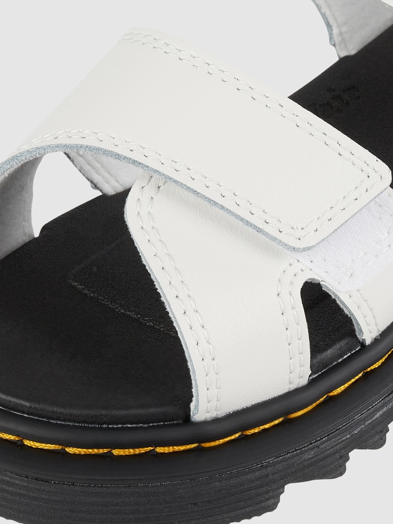 Sandalen aus Leder Modell 'Vossie' in weiß