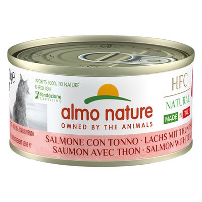 Sparpaket Almo Nature HFC Natural Made in Italy 24 x 70 g