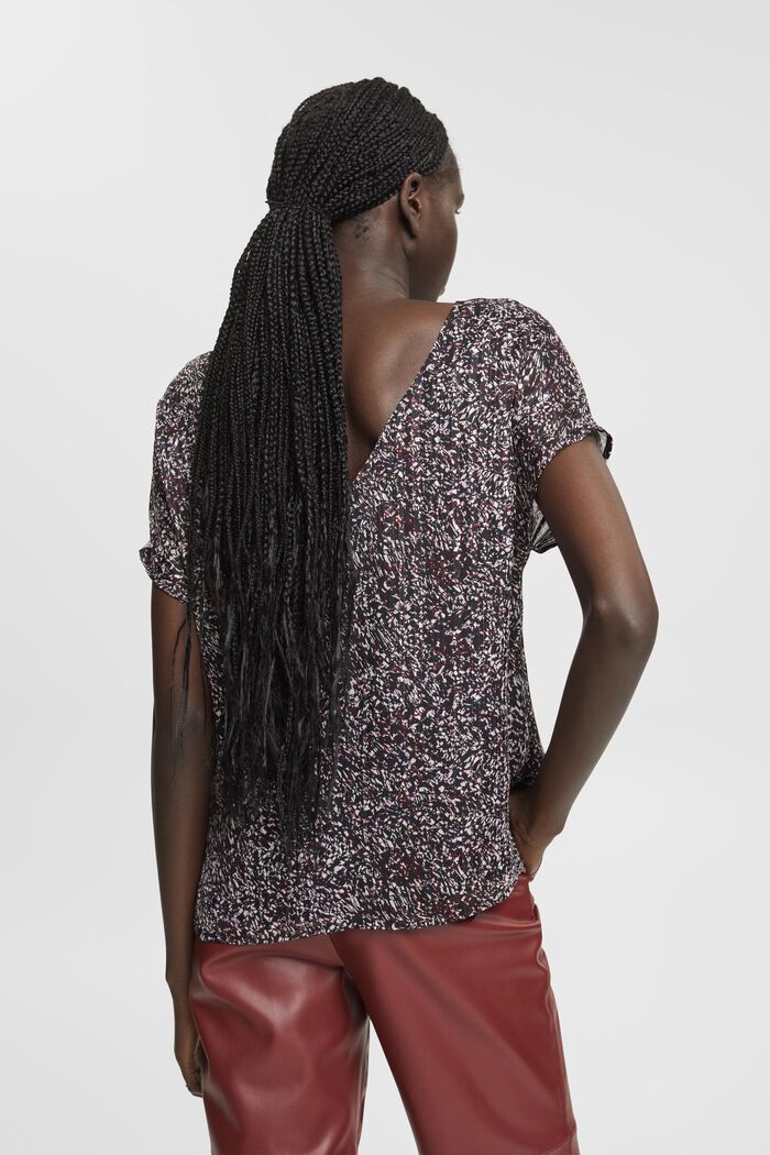 Chiffonbluse mit Muster