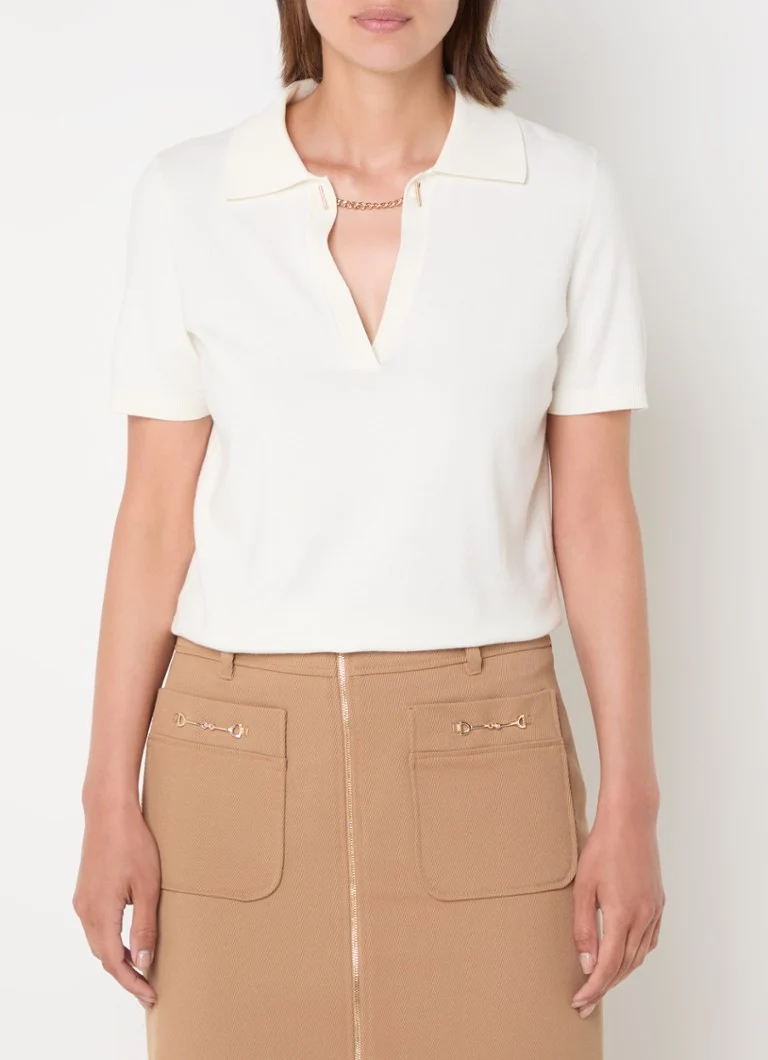 Top in maglia fine con dettaglio a catena di Claudia Sträter