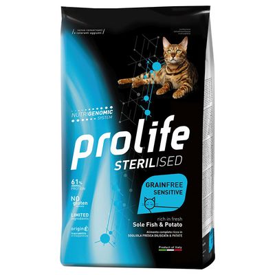 Prolife Cat GF Sterilized Seezunge & Kartoffel