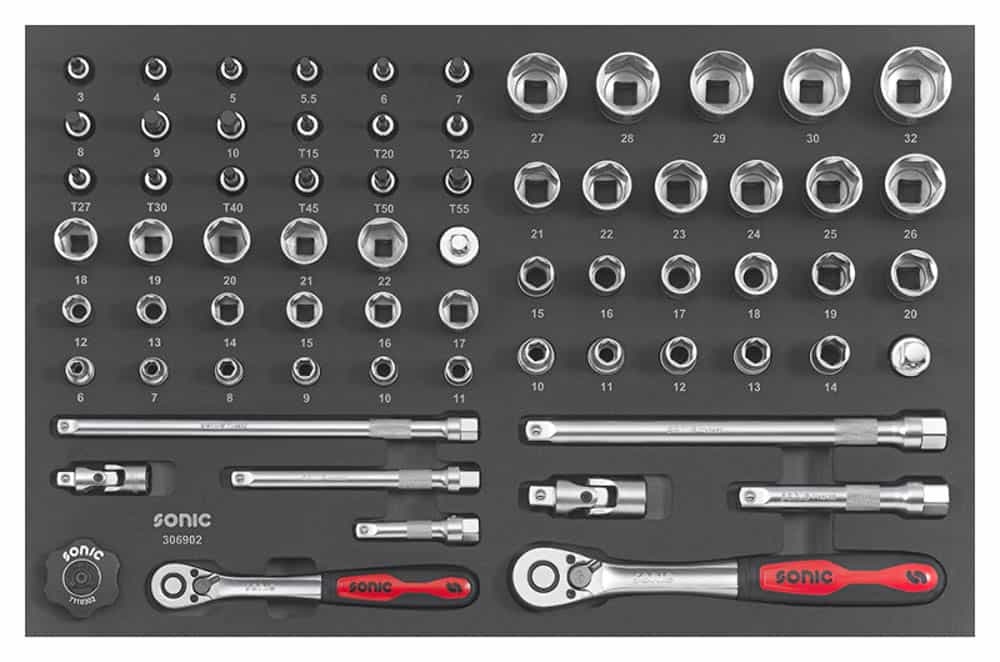 Sonic 723680 Fyldt Værktøjsvogn | NEXT S13 | 236 dele