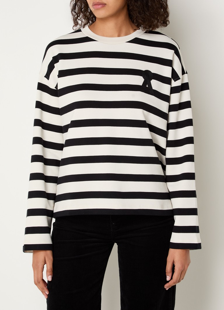 ARMEDANGELS  Frankaa Maarlen sweater van biologisch katoen met streepprint