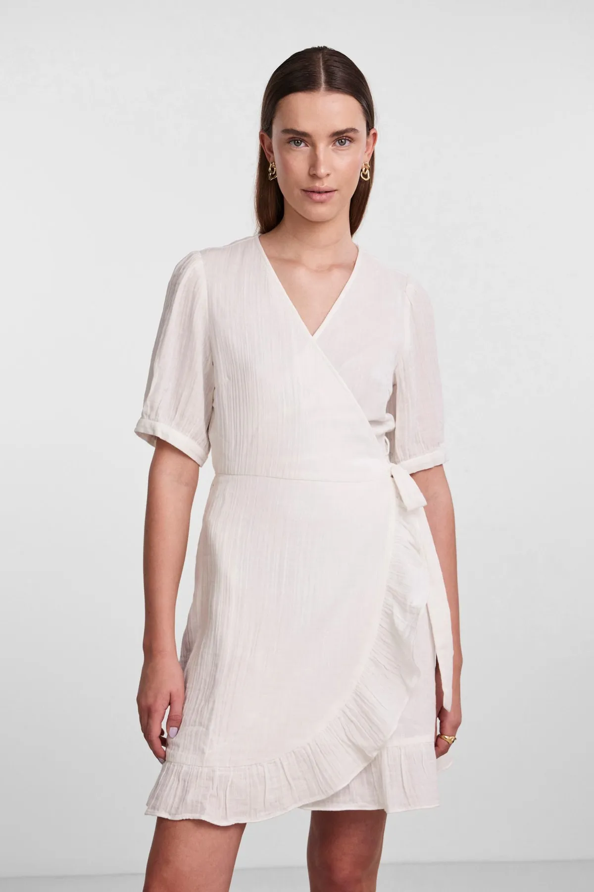 PIECES  Kleid Damen/Mädchen Cloud Dancer