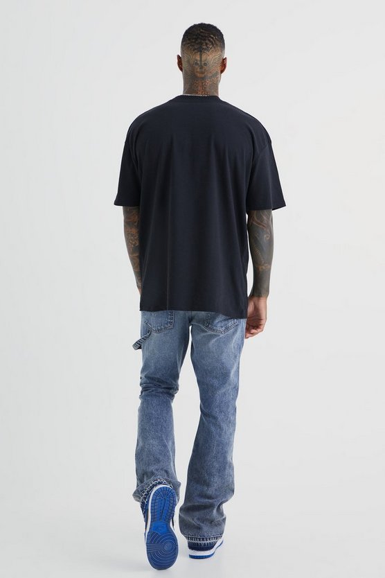 Slim-Fit Schlagjeans