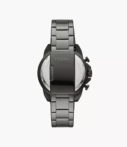 Fossil Uhr Chronograph Bronson Edelstahl rauchgrau